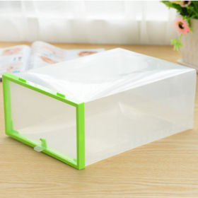 Multipurpose Transparent Stackable Foldable DIY Storage Shoe Box 透明鞋子收纳箱