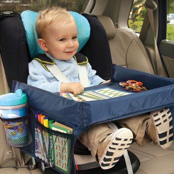 Kid Car Seat Safety Waterproof Play And Snack Tray