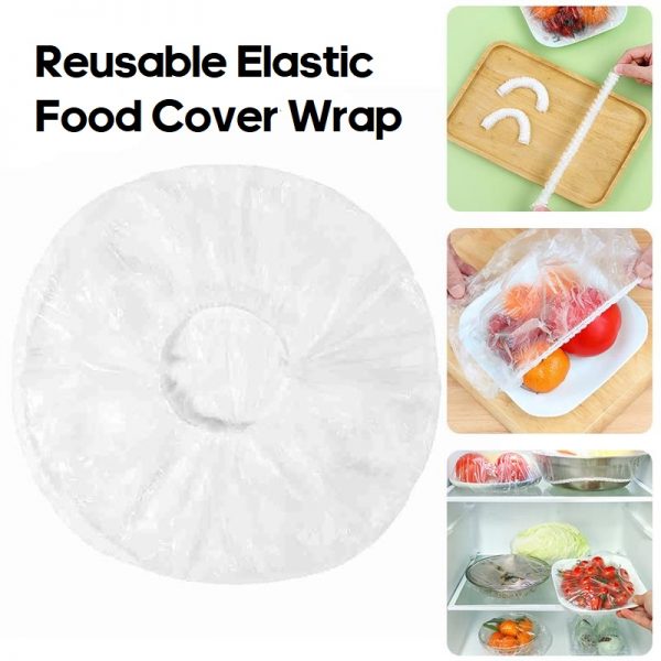 1 pc Reusable Elastic Food Cover Wrap