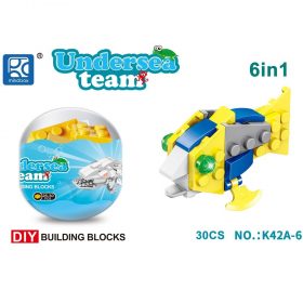 6 in 1 Sea Animals Kids Building Block 儿童积木玩具